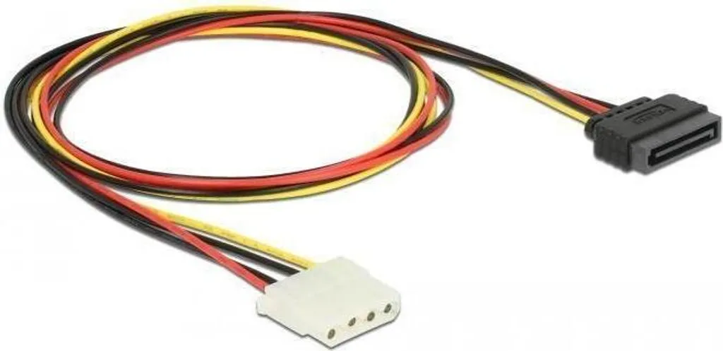 Cavo Estensione Alimentazione SATA a 4 Pin Molex 100cm per Modding