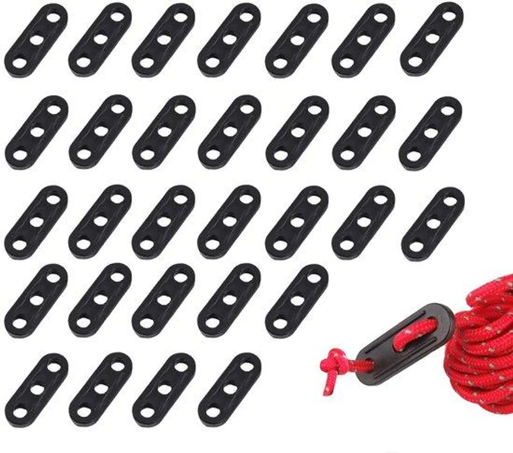 Tendeur de corde 30 cm réglable en plastique pour fixation de bâche