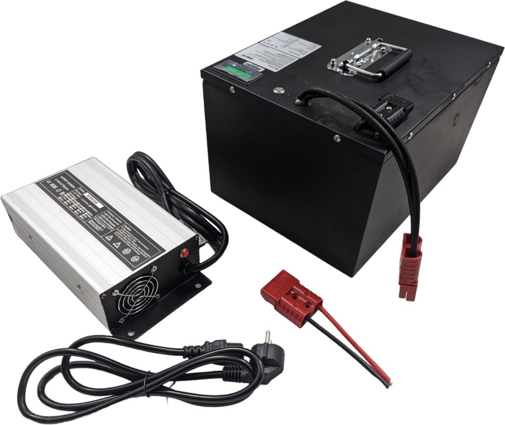 48V 50AH Lithium LiFePO4 Akku (330x225x160mm) Pedelec e bike e-bike Akkupack Roller Scooter PV