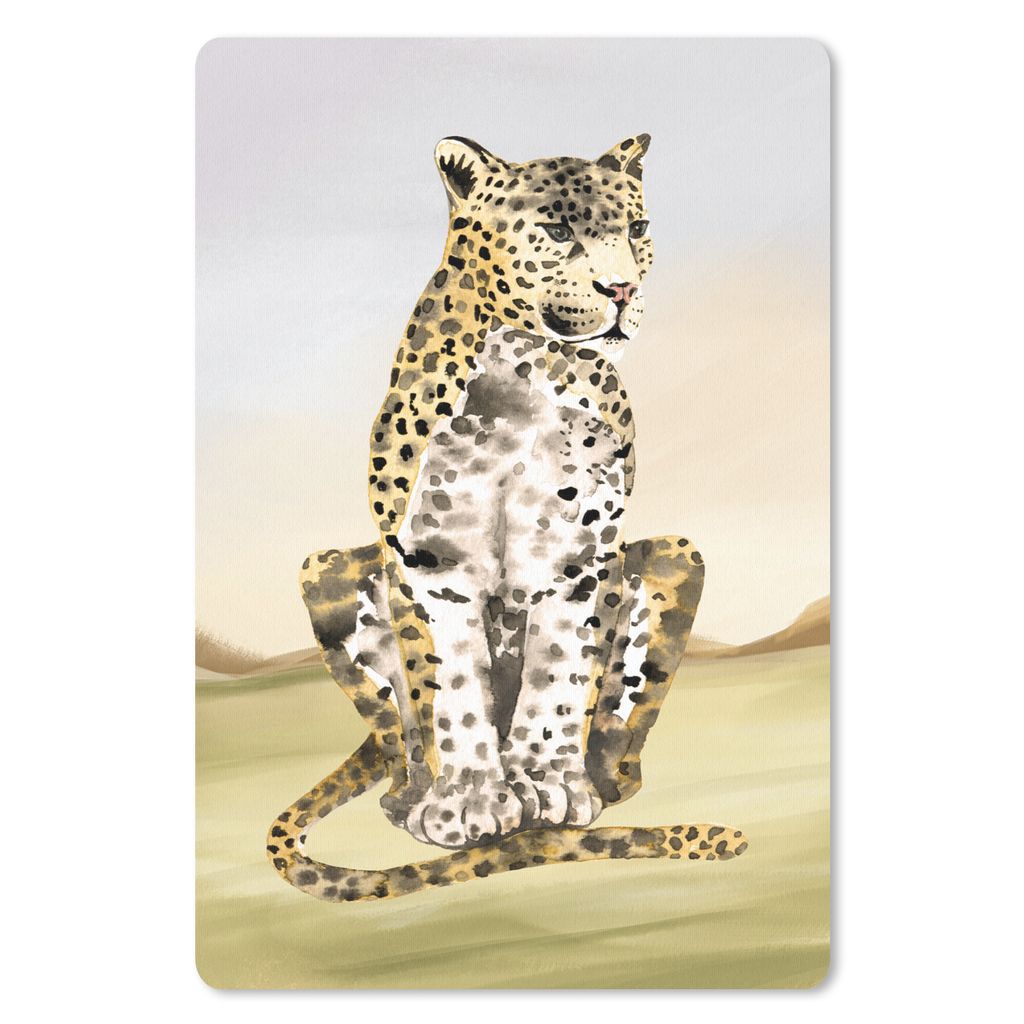 MuchoWow Mauspad Mousepad Tiere - Dschungel - Leopard 18x27 cm - Mousepads - Maus Mat - Pad - Mausunterlage
