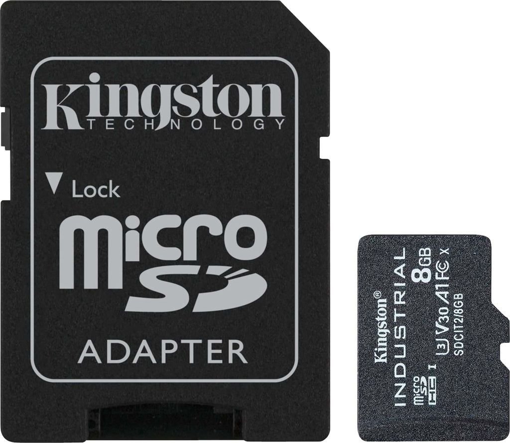 SD MicroSD Card   8GB Kingston SDHC     (Class10) w.A A1 Immagine del prodotto 