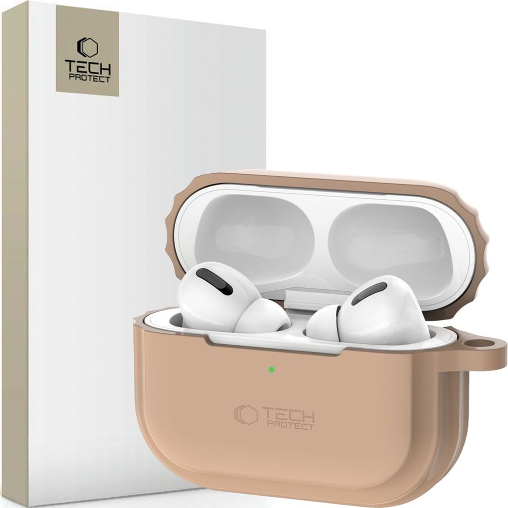 Tech-Protect Silikon-Seil Apple Airpods Pro 1 / 2 Caffe Latte