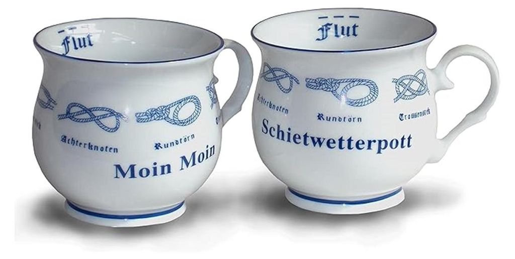 2er Set Kaffeebecher Kugelbecher Moin Moin + Produktbild 