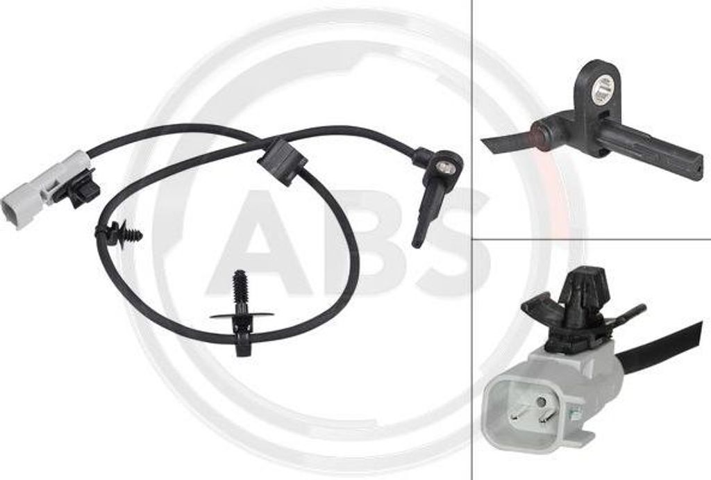 A.B.S. 30223 Raddrehzahlsensor OE 95328629 kompatibel mit Mokka, Trax