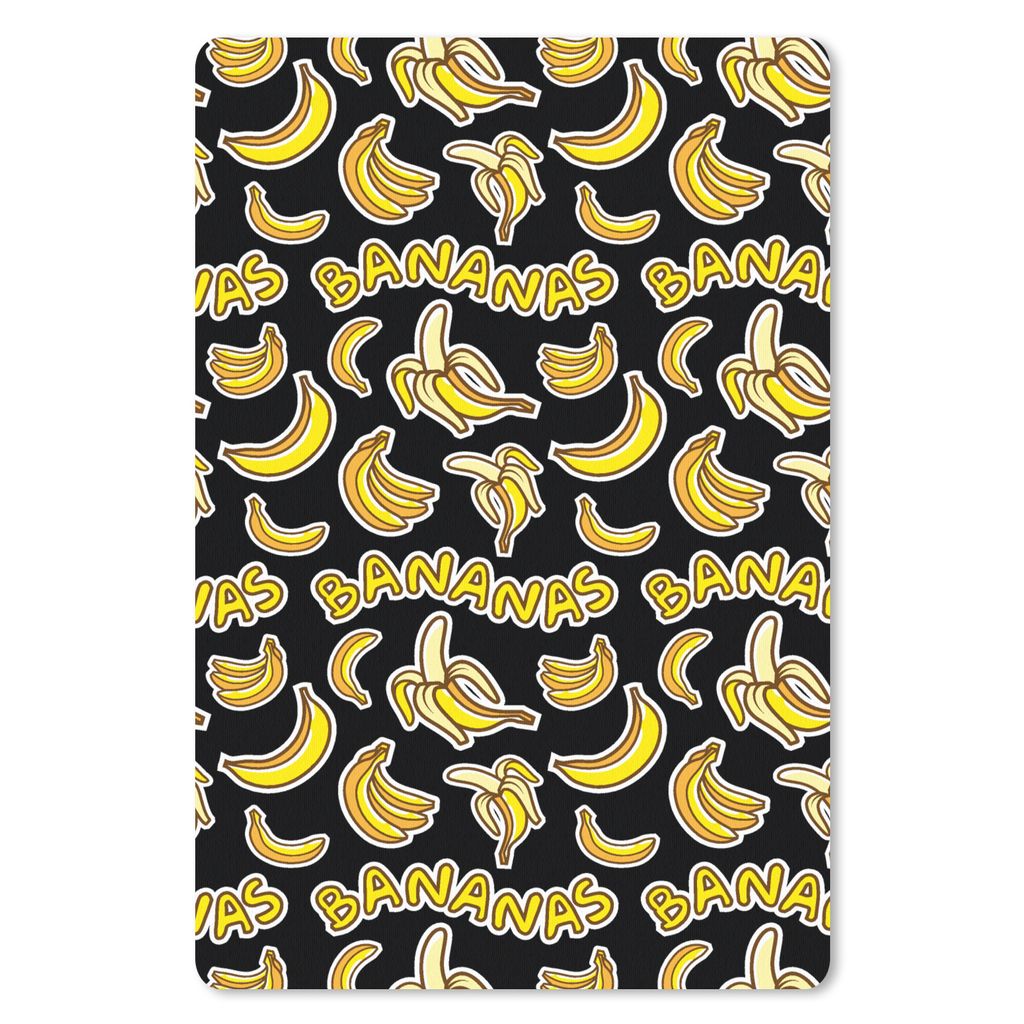 MuchoWow Mauspad Mousepad Banane - Muster - Obst 40x60 cm - Mousepads - Maus Mat - Pad - Mausunterlage - Schreibtisch Accesoire