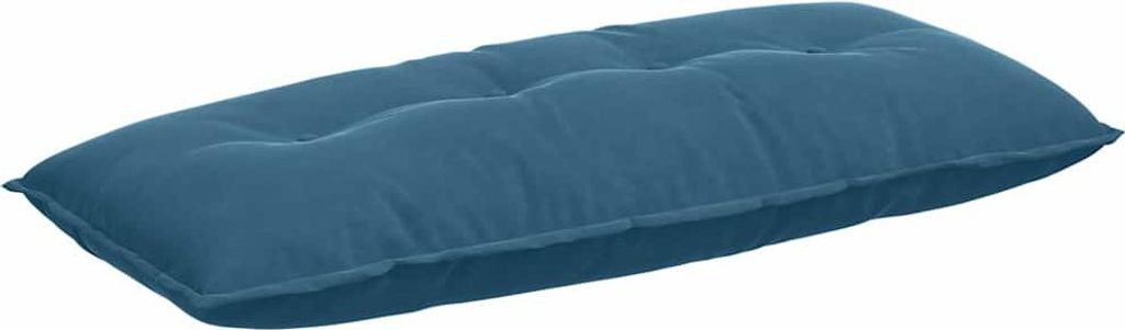 Rückenkissen Blau 120 x 50 cm Cordstoff