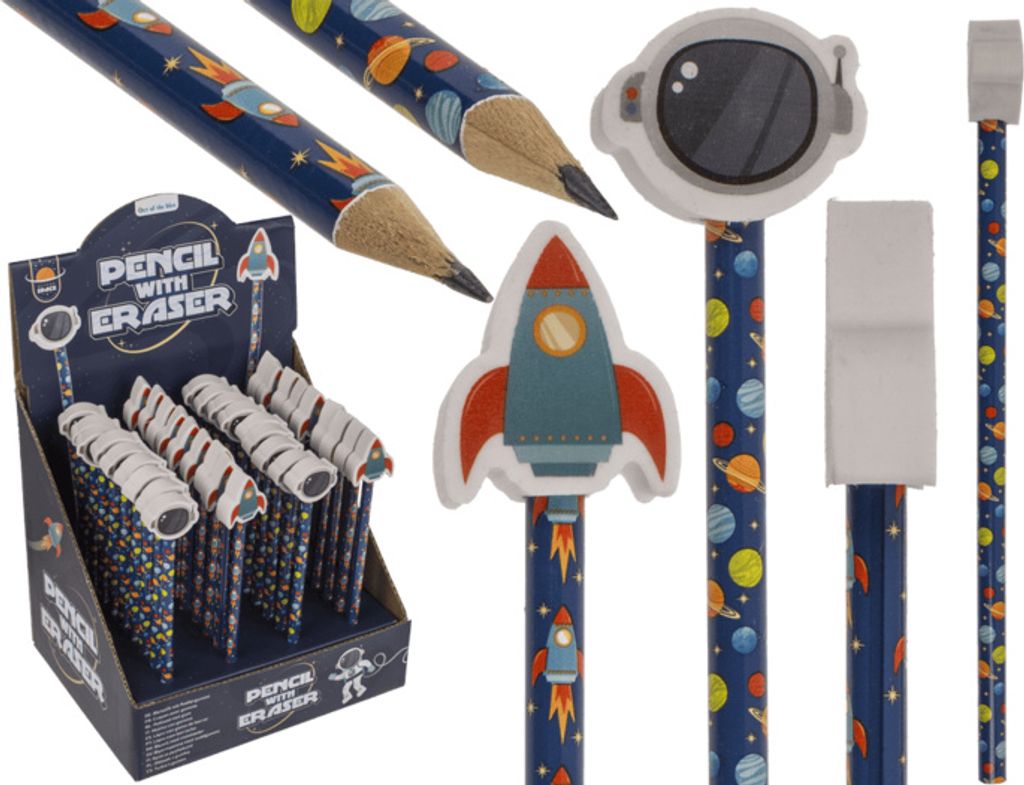 OOTB Bleistift mit Radiergummi Space