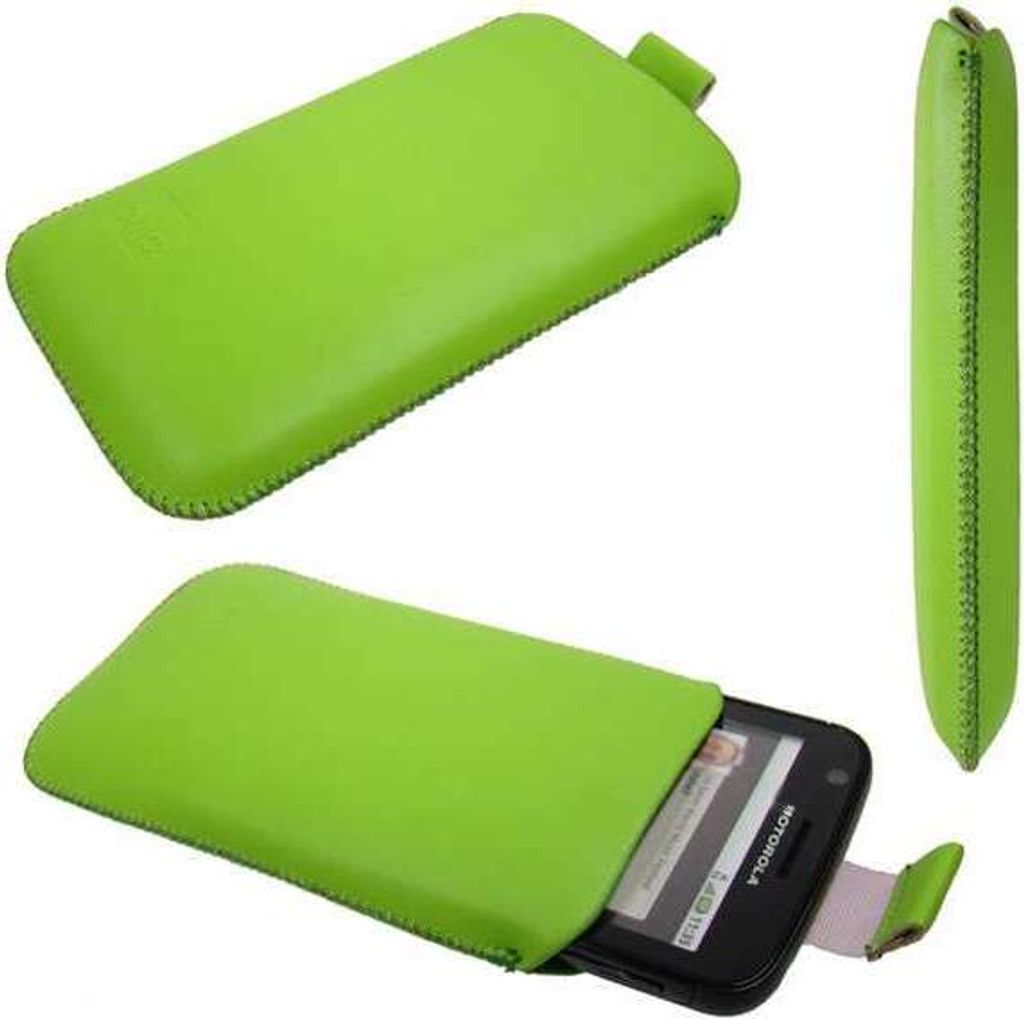 Tasche - Slide-Etui für Motorola Atrix in grün
