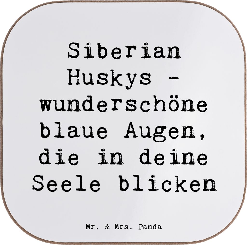 Mr. & Mrs. Panda Untersetzer für Gläser Spruch Siberian Produktbild 