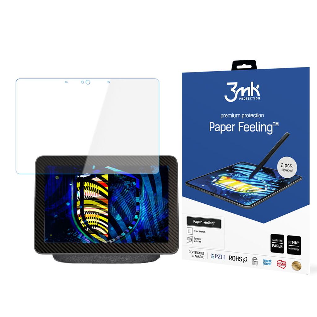3mk Display Schutzfolie Paper Feeling für Google Nest Hub Max transparent