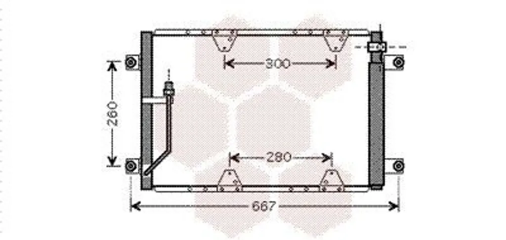 Condenseur de Clim avec Déshydrateur pour SUZUKI Grand Vitara I 1998-2005