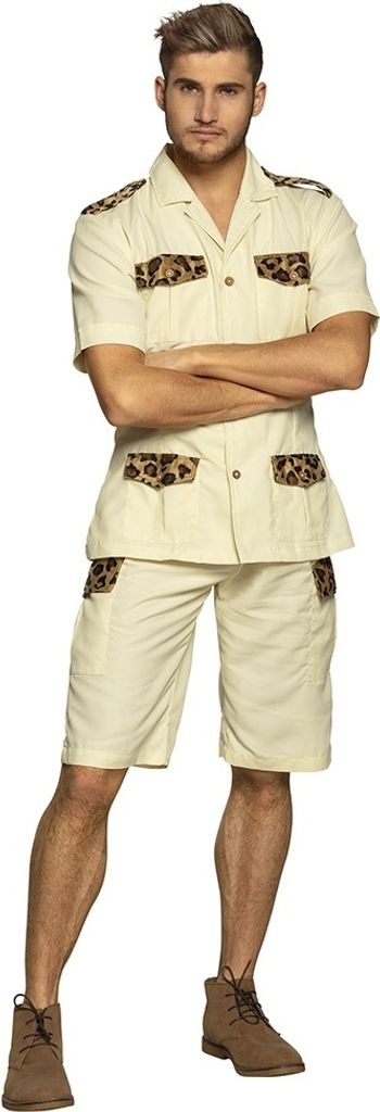 Boland Safari Mann Erwachsenen Kostüm Beige Größe M/L