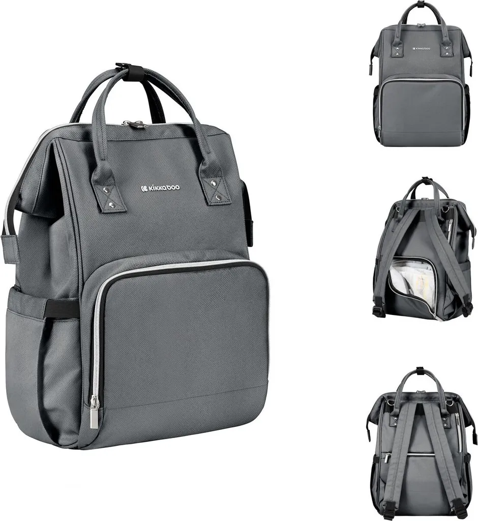 Zaino Fasciatoio Kikkaboo Siena Grigio Scuro | Spedizione Rapida
