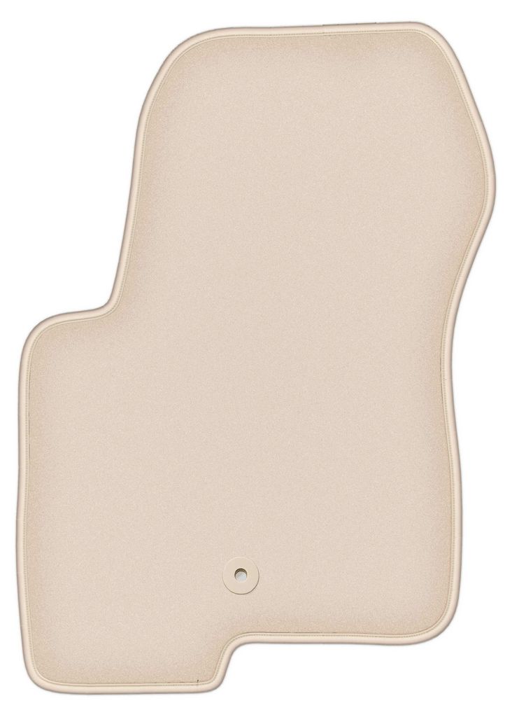 DURBAN Beige Velours-Fahrerfußmatte für Jeep Patriot Geländewagen (2006-2016)