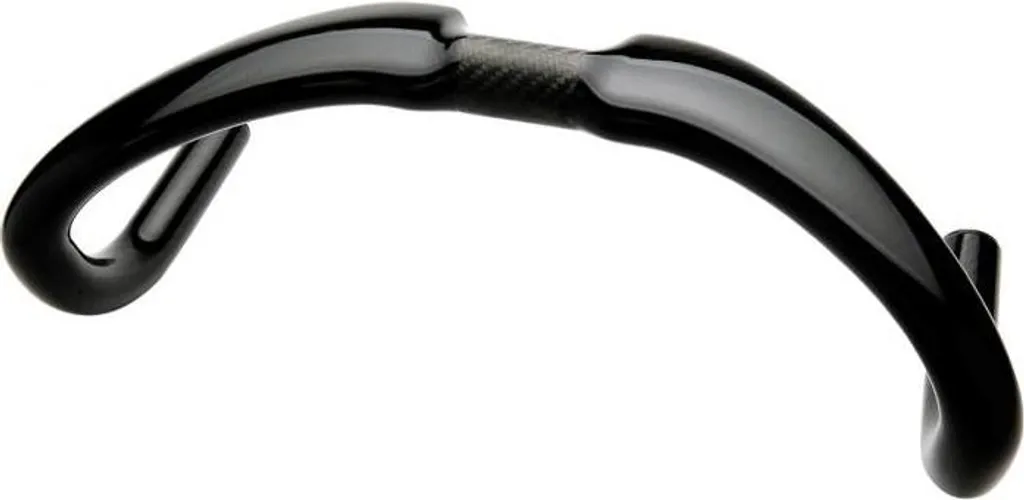 Cintre de piste Look Track Aero - Guidon en carbone aérodynamique 350 mm noir