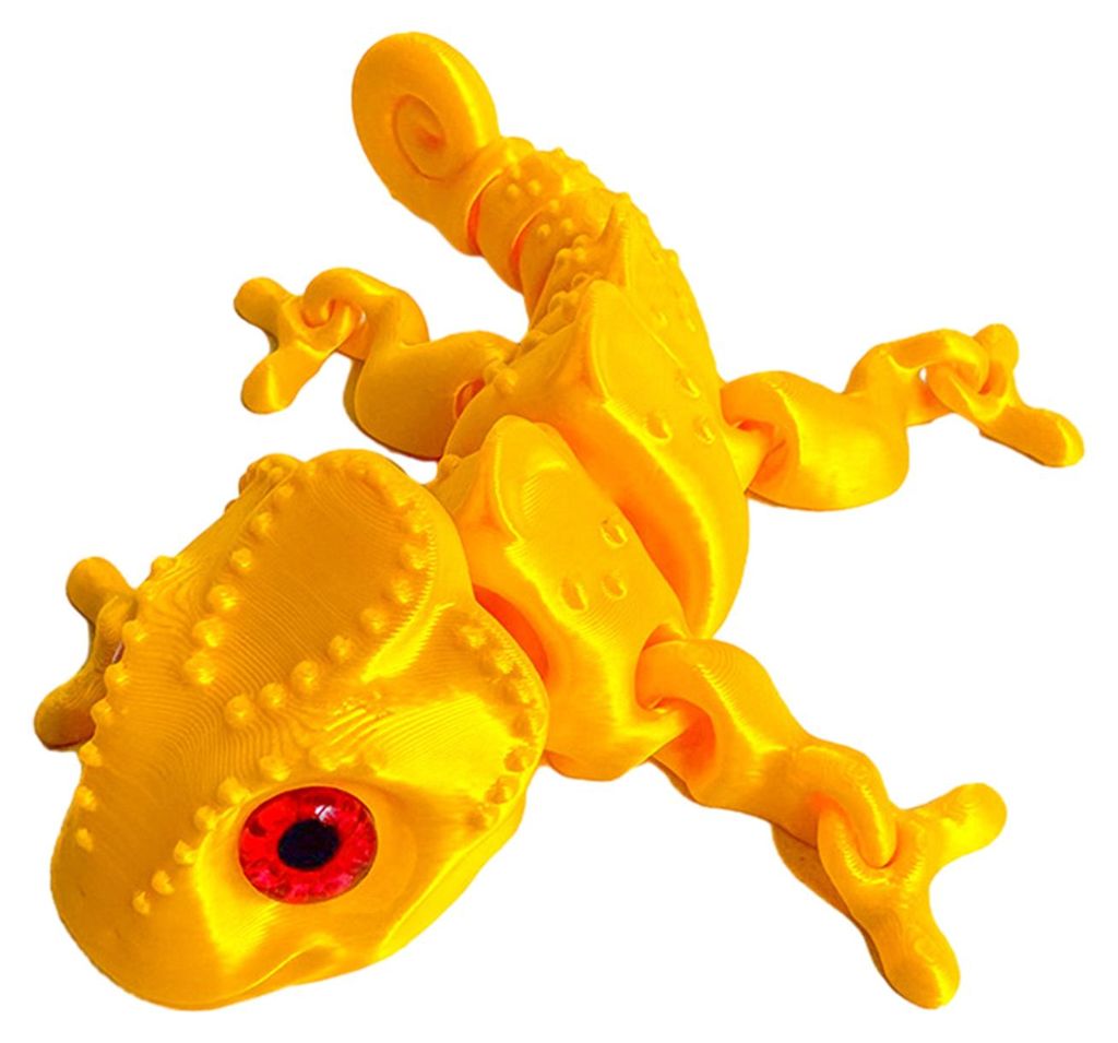 3D-gedrucktes Chamäleon-Spielzeug mit beweglichen Gelenken – Stressabbauendes Fidget-Spielzeug für Erwachsene, ideal als Dekoration für Zuhaus...