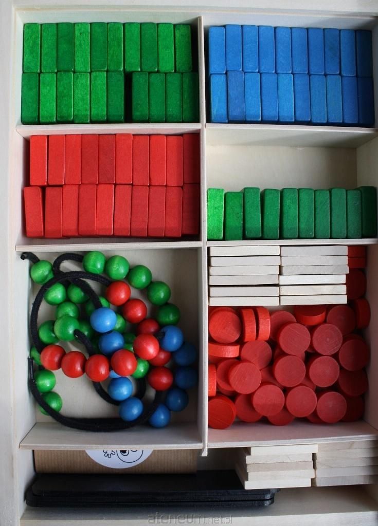 Skrzynka matematyczna Montessori pomoc edukacyjna
