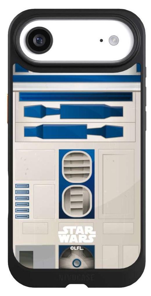 NIVOCASE Hülle für Apple iPhone Air Handyhülle NIVOcore Case Schwarz Fanartikel Star Wars R2D2