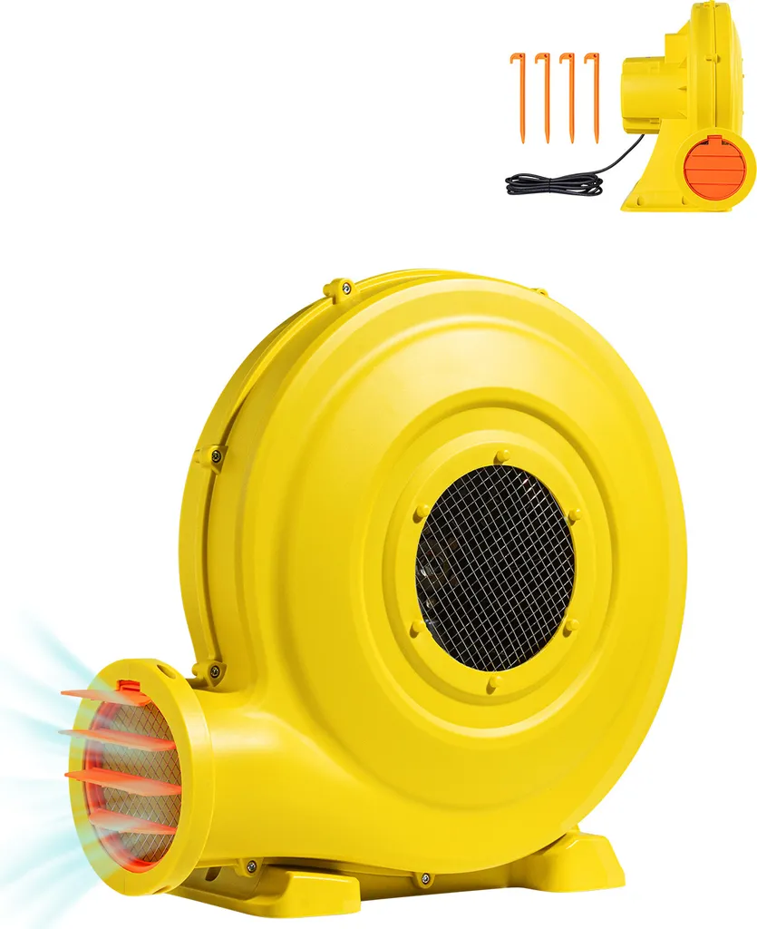 Souffleur Commercial 1,3 CV à Haute Pression 3300 tr/min Débit Rapide
