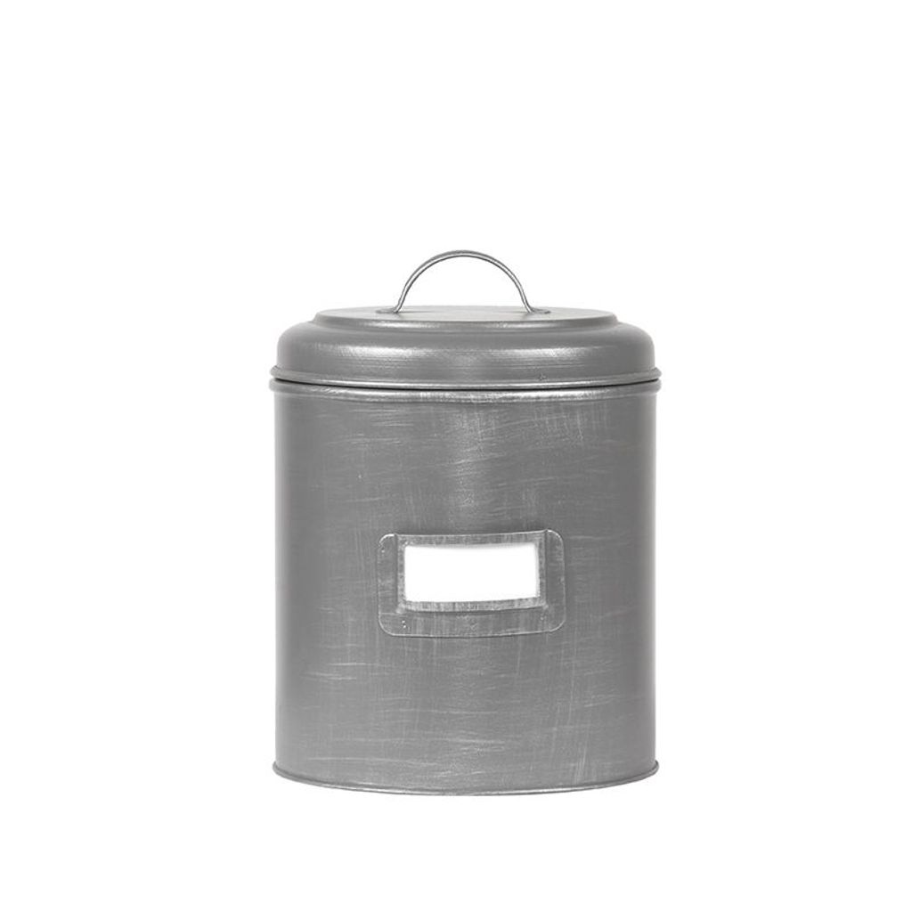 LABEL51 Aufbewahrungsbehälter 18x18x24 cm L Antik-Grau Produktbild 