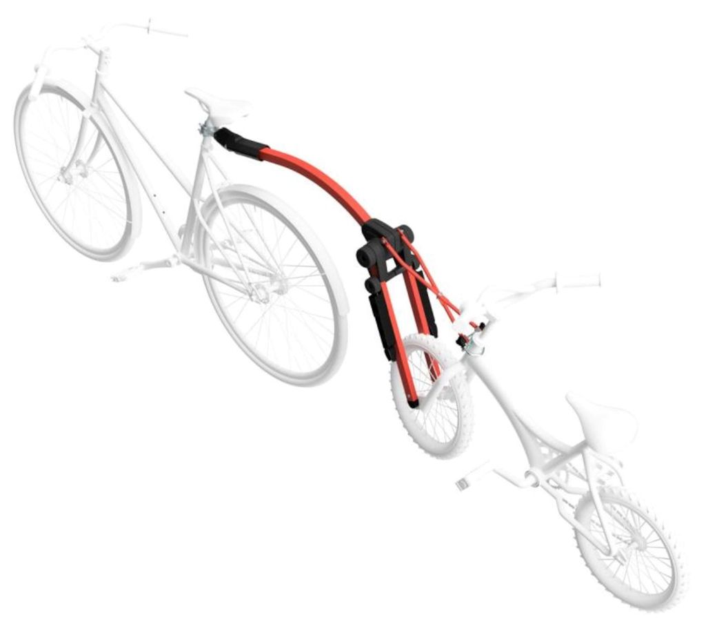 Peruzzo Tandem-Stange Trail Angel rot, 12"-20" Produktbild 