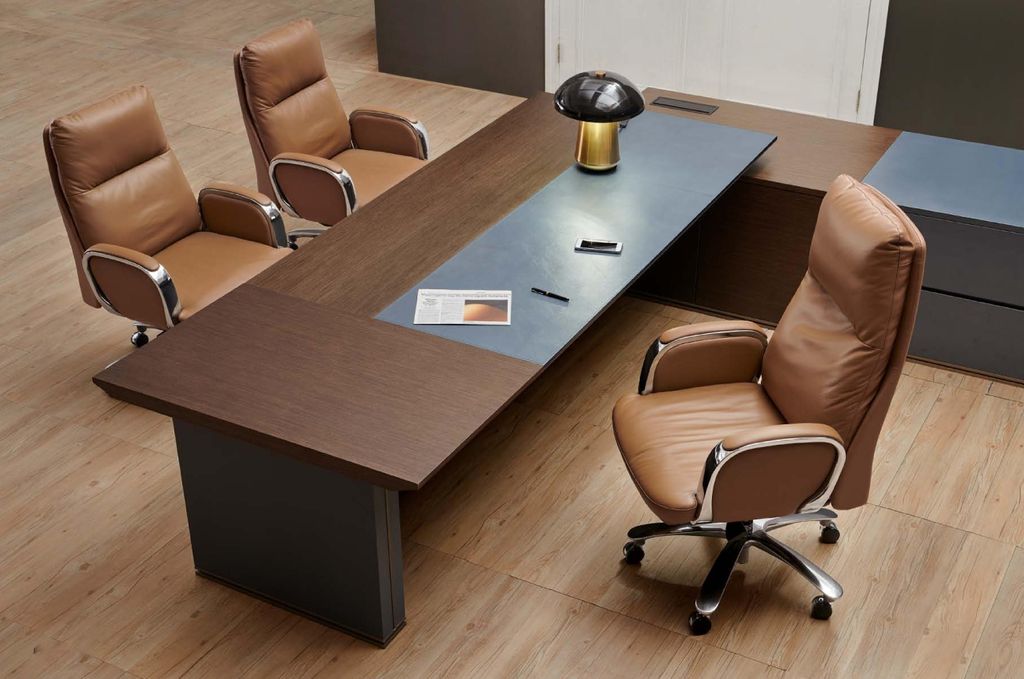 Luxury Office Furniture Chair Desk Executive New Armchair Swivel Leather Chair