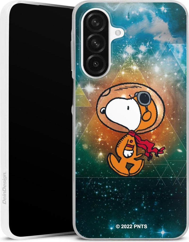DeinDesign Slim Hülle für Samsung Galaxy A56 5G Silikon Case Ultra Dünn Handyhülle Astronaut Offizielles Lizenzprodukt Snoopy