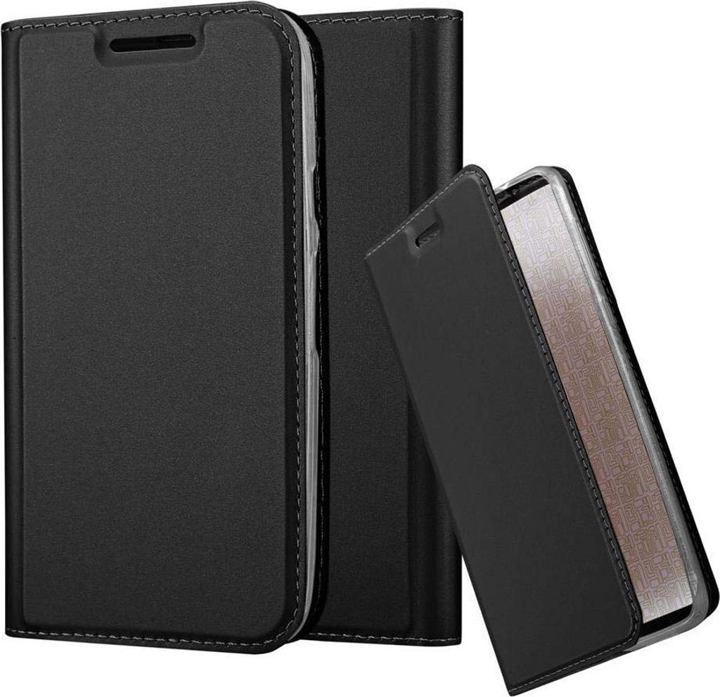 Cadorabo Handyhülle für Motorola MOTO G3 Schutz Hülle in Schwarz Cover Etui Book Case Booklet