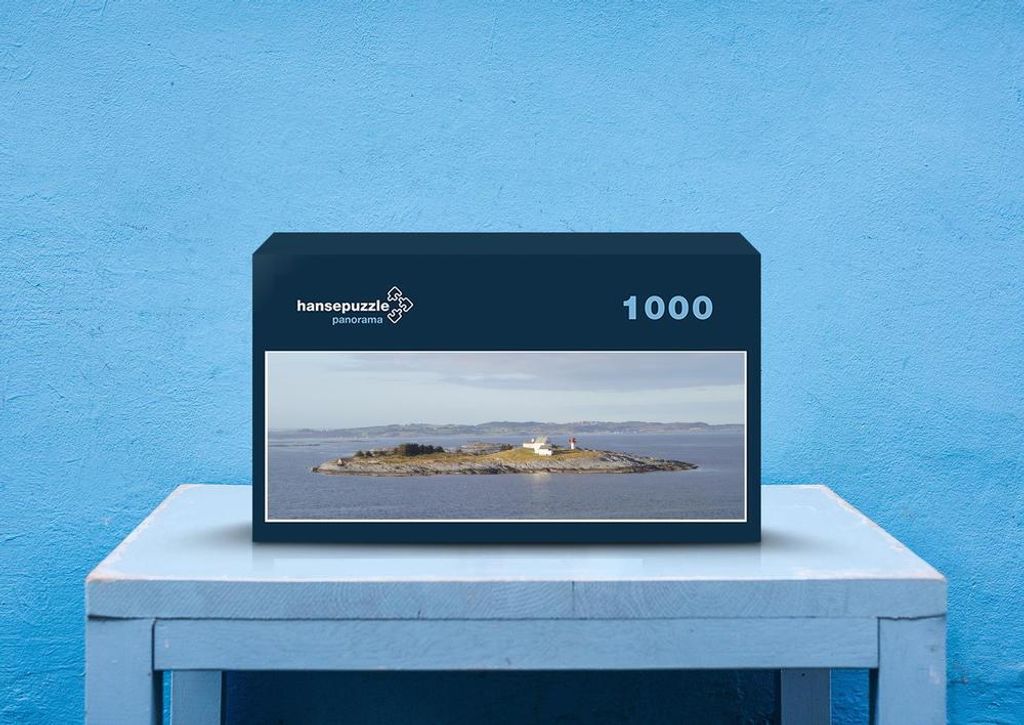 hansepuzzle 70420 - Norwegen Puzzle, 1050 Teile, Reisen, 60,0 x 46,0cm mit hochwertiger Aufbewahrung, Kartonbox und wiederverschließbarem Beutel