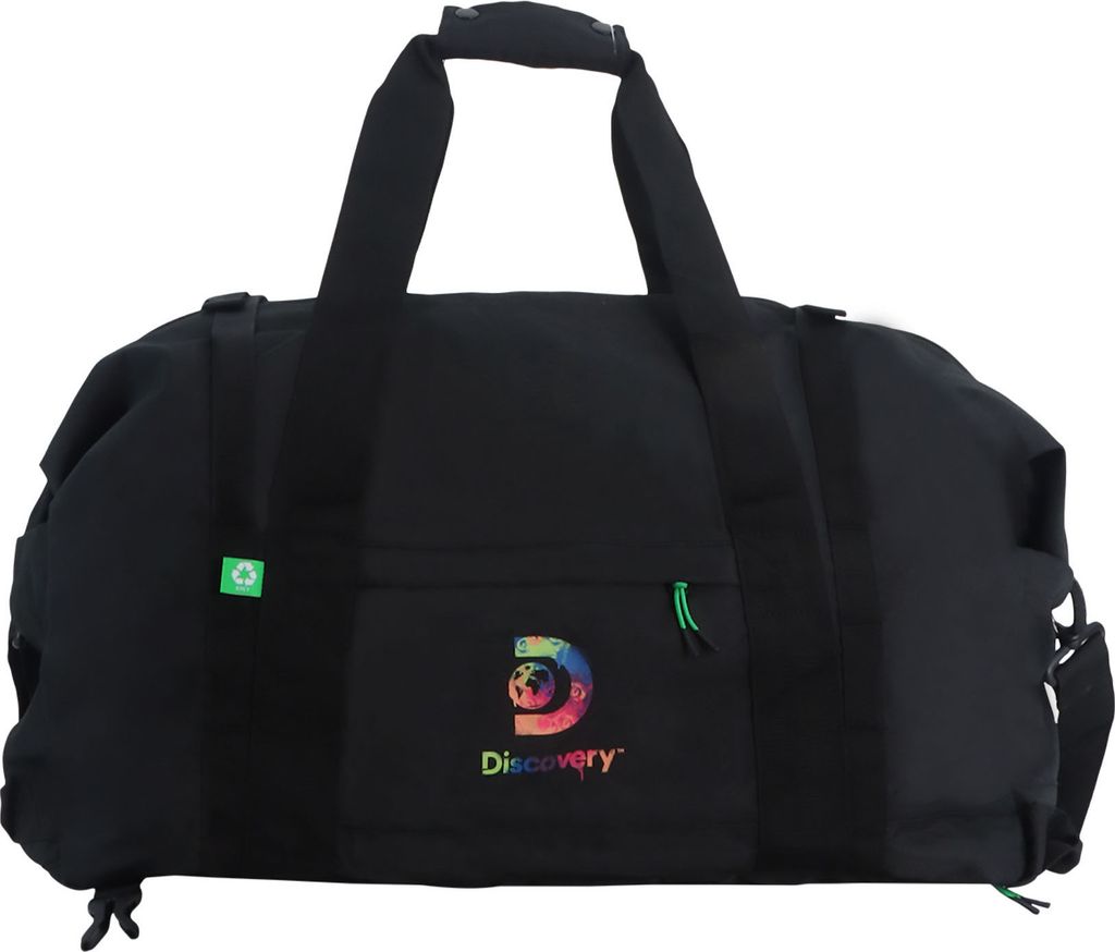 Discovery Sporttasche Drive aus umweltfreundlichem RPET-Polyester Black One Size