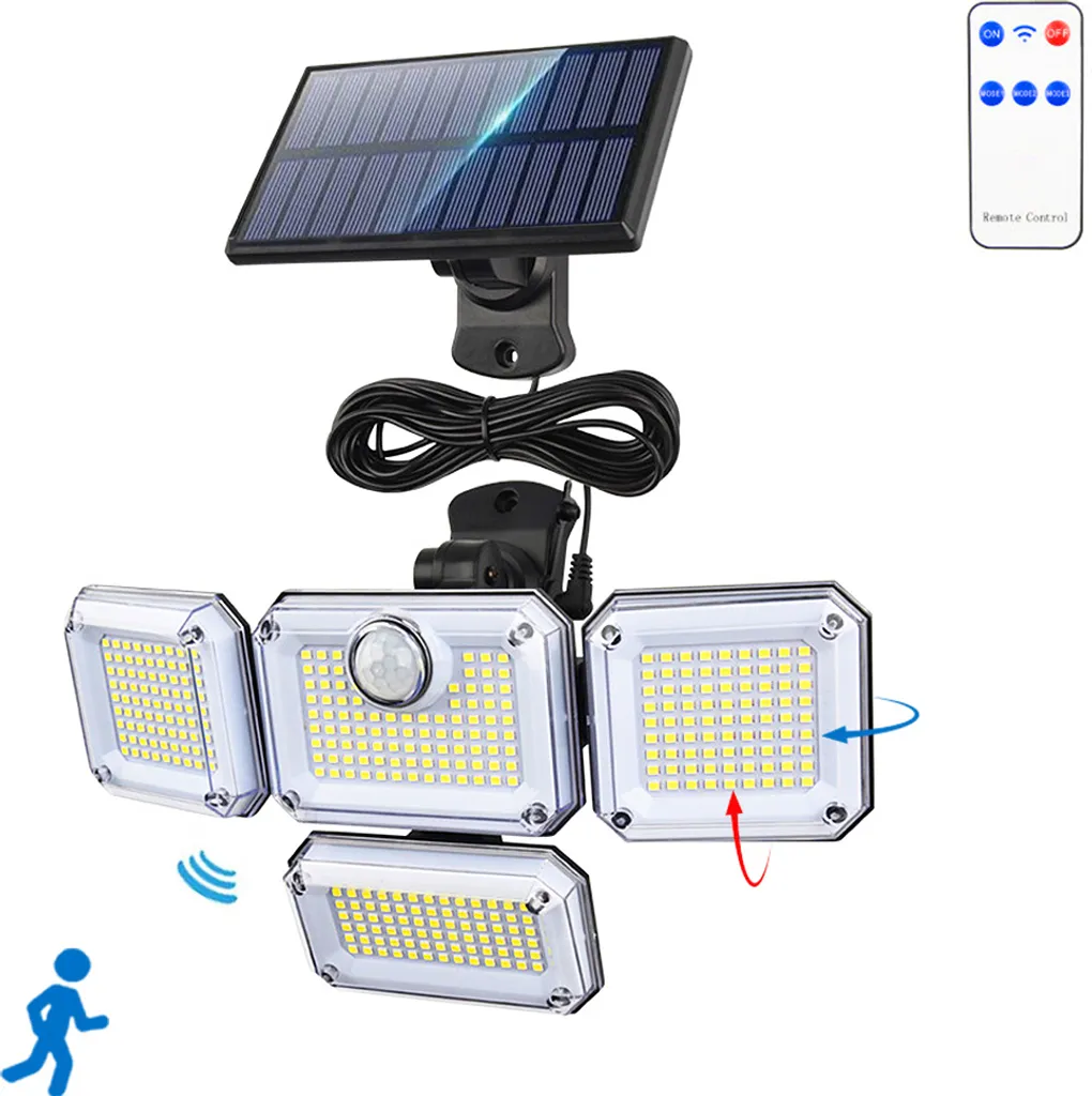 Lampe Solaire de Jardin pour Extérieur avec Long Câble de 5m Flexible