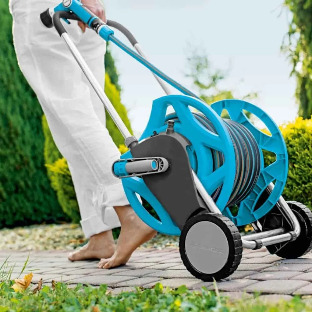 Cellfast Ergo Flow Drum on Wheels Discover 30 - Dévidoir de Jardin Mobile - 6