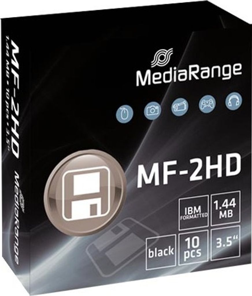 10 MediaRange Disketten Disketten 1,44 MB Produktbild 