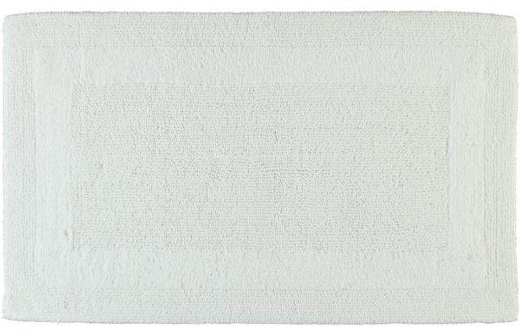Cawö Wende-Badteppich Luxus Uni Weiß (70x120cm) Produktbild 