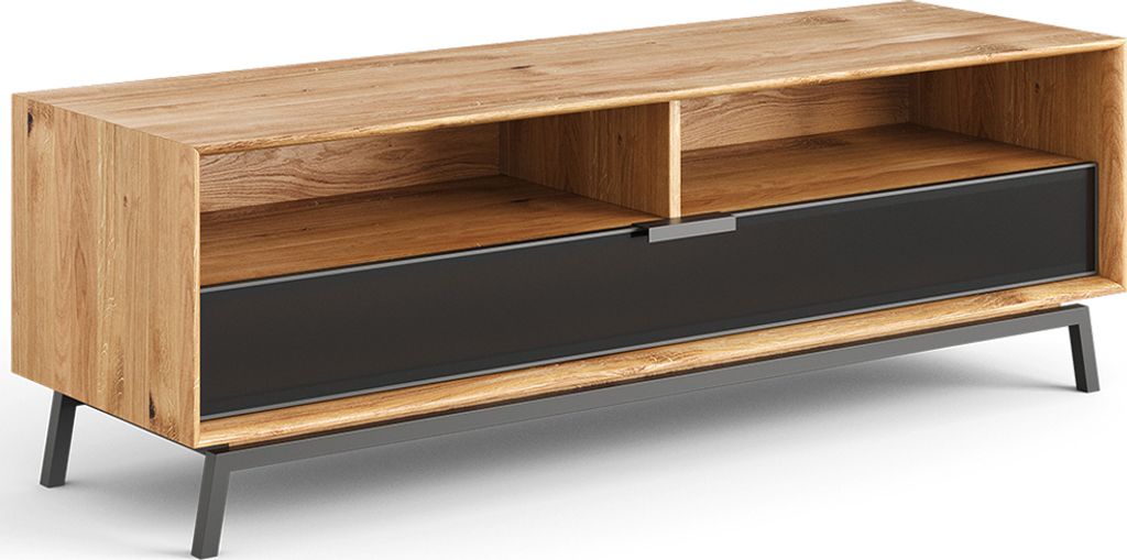 Lowboard 160cm, Eiche massiv geölt, MATOLA-163