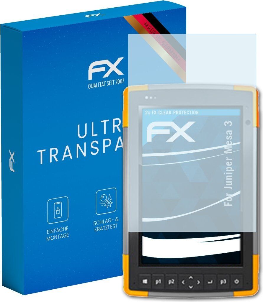 atFoliX FX-Clear 2x Schutzfolie kompatibel mit Juniper Mesa 3 Displayschutzfolie