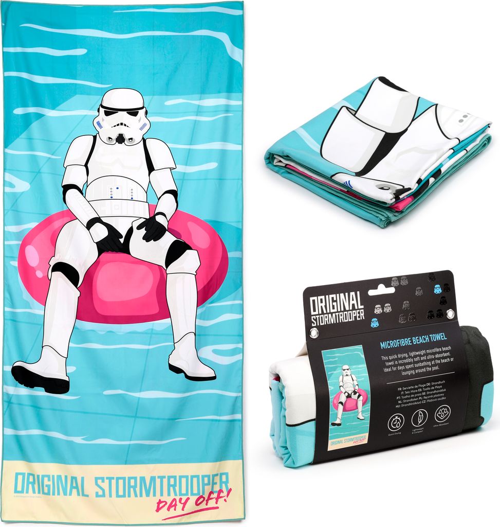 Das originale Stormtrooper Pool Day Mikrofaser-Strandtuch