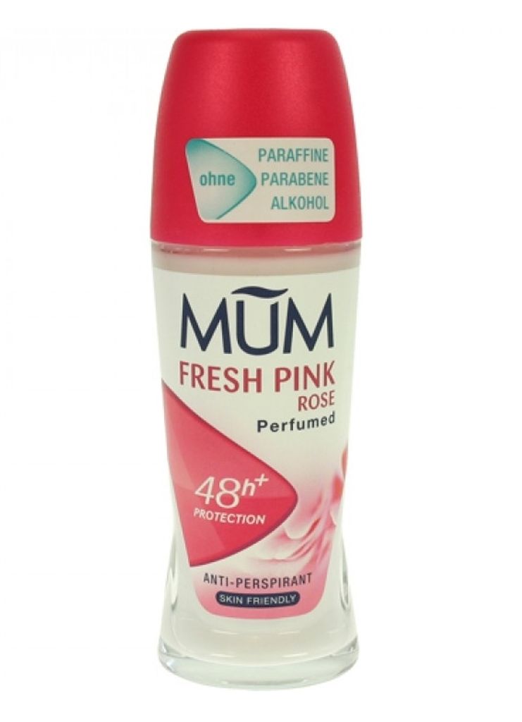 MUM Deo Roll on Fresh Pink Rose Antitranspirant Rosenduft 50ml