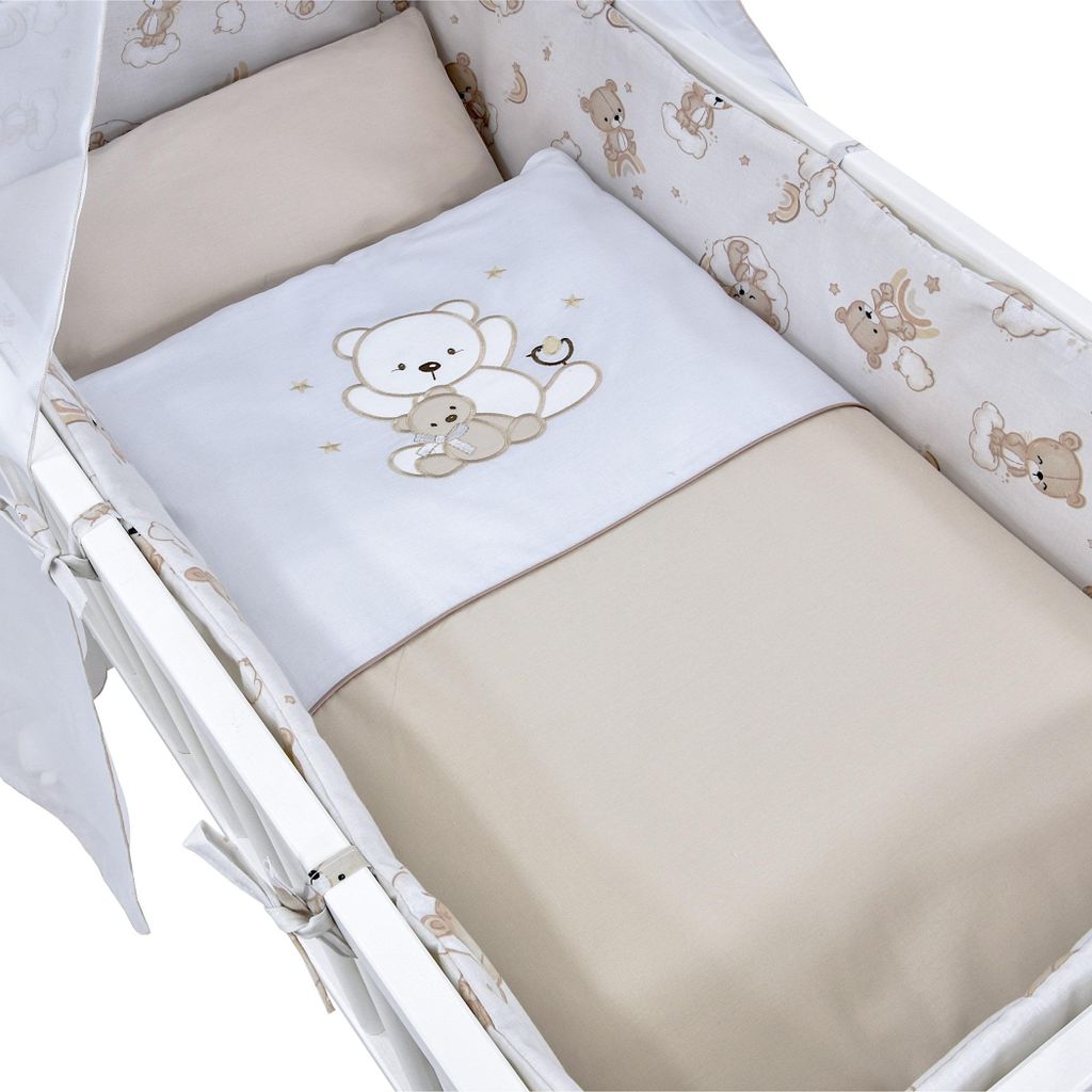 Baby-Delux Wiegenset Bettwäsche Set 6-tlg für Babywiege Produktbild 
