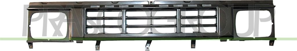 PRASCO DS2712011 Kühlergrill Frontgrill für NISSAN PICK UP (D21) Grau Schwarz Silber