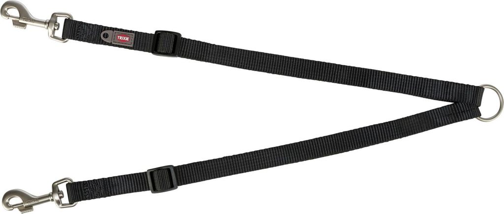 TRIXIE Premium Koppel - schwarz - 40–70 cm/10 mm