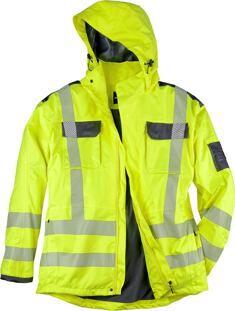 Marc & Mark XXL Warnschutzjacke / Arbeitsjacke gelb