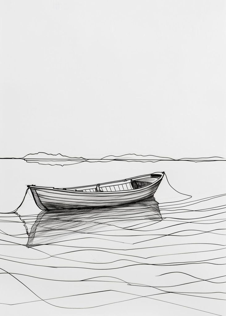 Plakat 25x35cm Freiheit auf dem Wasser