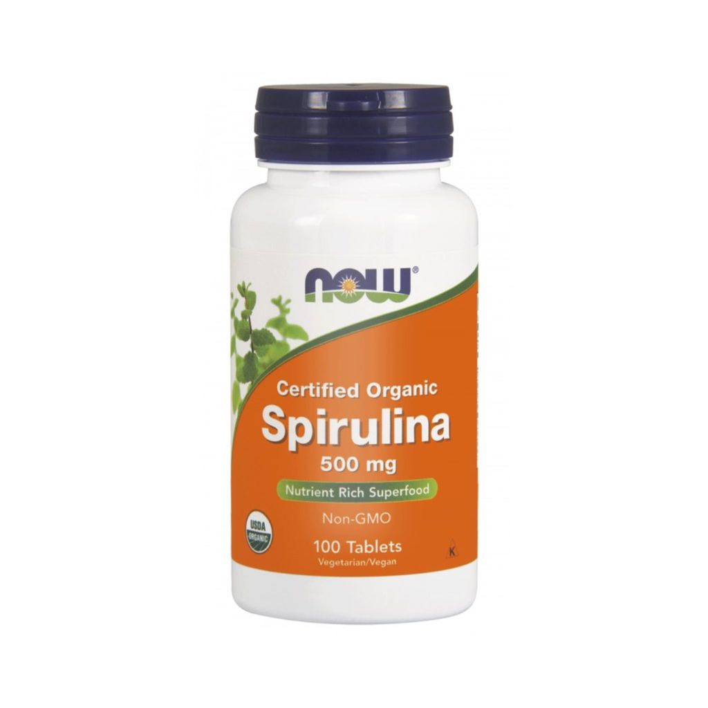 NOW Foods - Spirulina, , 500mg, 100 Tabletten Produktbild 