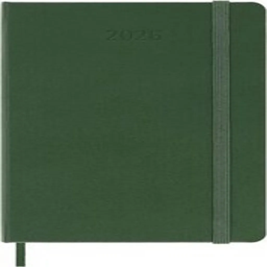 Agenda 2026 Moleskine Settimanale Verde Mirto Tascabile 9x14