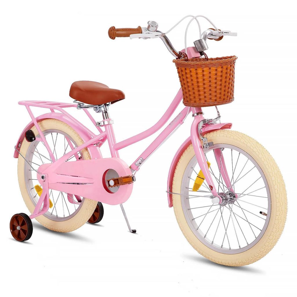 Vélo pour fille STITCH 12, 14, 16 et 18 pouces avec panier, Image du produit 