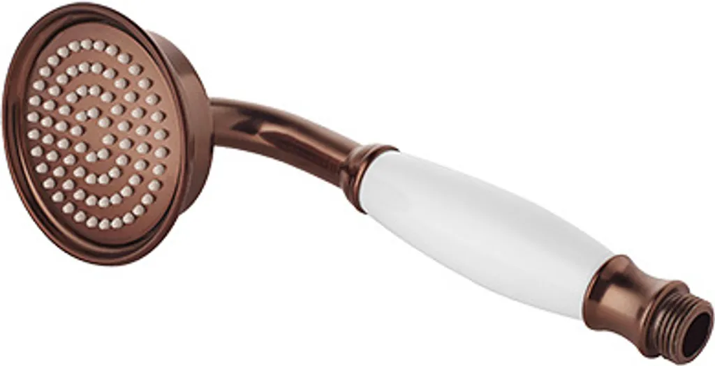 Soffione Doccia Vintage ARMANCE: Rame Rosso e Bronzo per Bagni d'Epoca