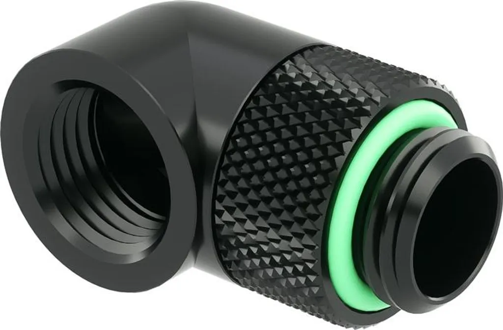 Adattatore Barrow 90° G1/4 Nero TWT90-v2.5 - Raccordo Girevole per PC