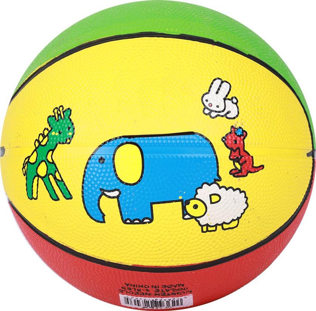 Gummi Nr. 3 Kätzchen Ride Elephant Good Elasticity Kindergarten Kinder Mini Outdoor-Kleidung resistenter Basketball für 1-5 Jahre alt