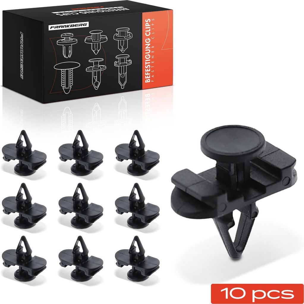 Frankberg 10x Befestigungsclips Stoßstange Haustür für VW Golf Plus 5 6 Cabriolet Variant Jetta III